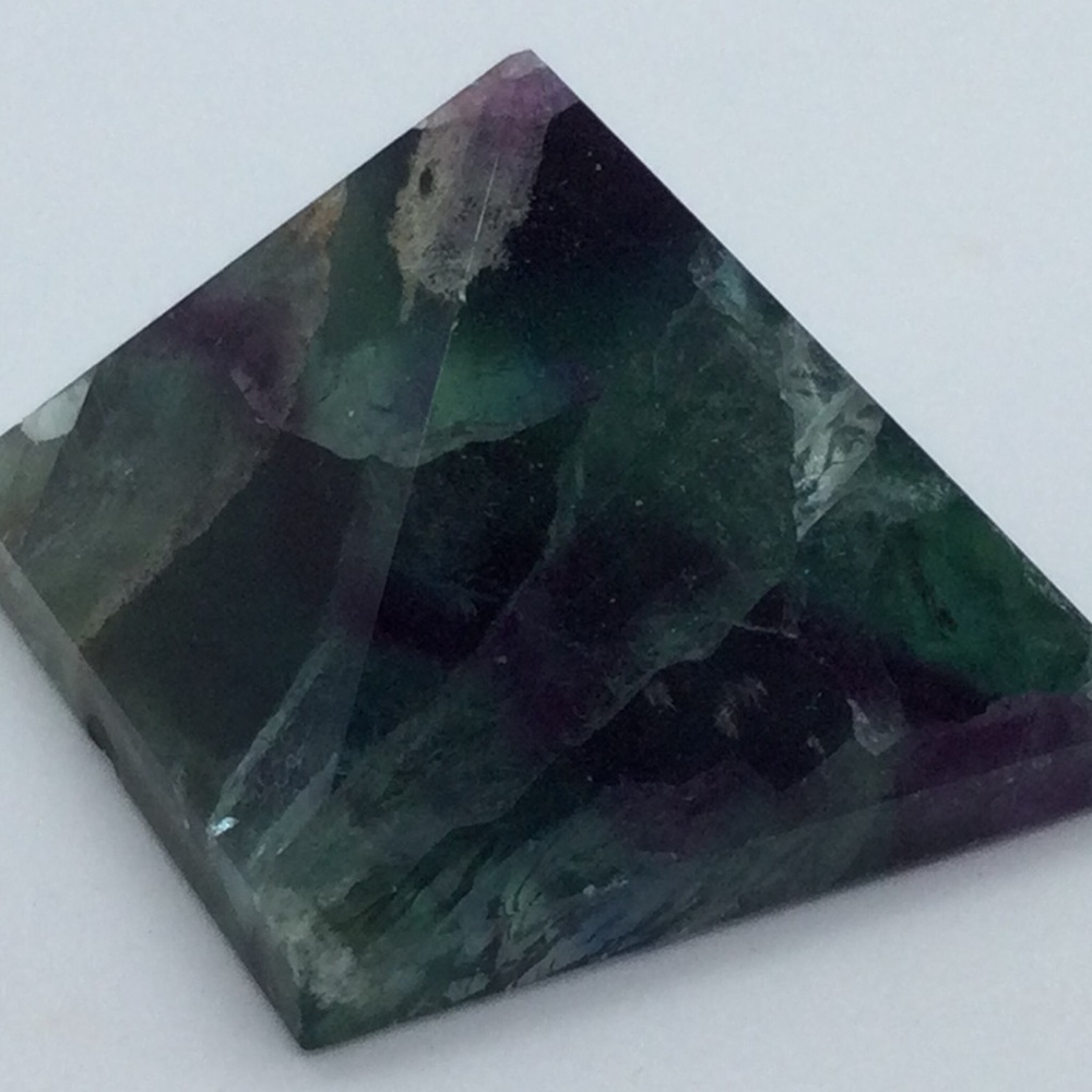 Beautiful fluorite pyramid